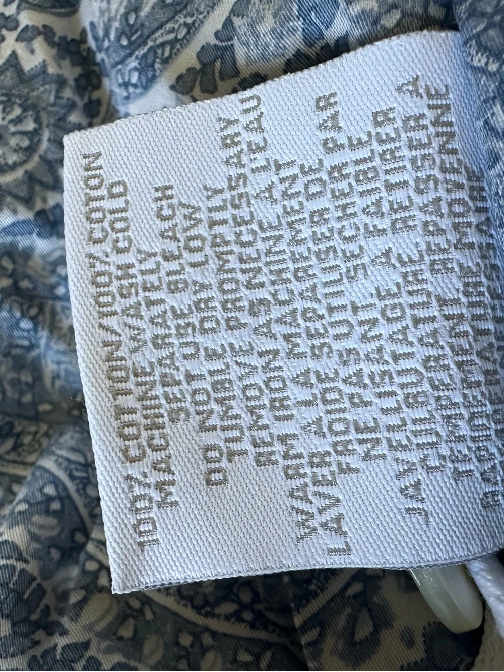 RESTORATION HARDWARE Italian Cypress Paisley Duvet Cover 100% Cotton Queen Italy